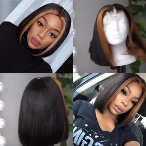 Wig NEW!!!! 14’ 13x4 Blonde Highlight Straight Custom Lace Front Bob Wig HOT!!!